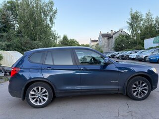 2017 BMW X3 30d xDrive II (F25) Рестайлинг, синий, 3700000 рублей, вид 3