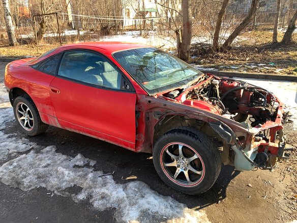 1998 Mitsubishi Eclipse II, красный - вид 1