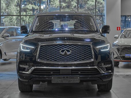 2019 Infiniti QX80 I Рестайлинг 2, чёрный, 3799000 рублей, вид 2