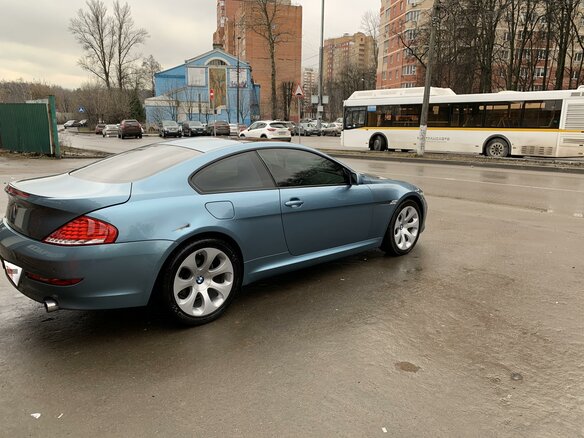 2008 BMW 6 серии 630i II (E63/E64) Рестайлинг, голубой - вид 15