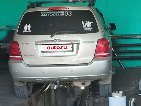 2001 Toyota Highlander I (XU20), золотистый, 1050000 рублей - вид 2