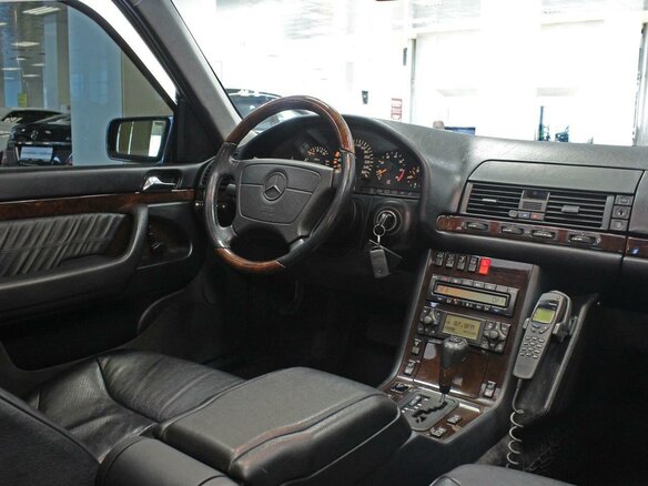 1998 Mercedes-Benz S-Класс 500 III (W140) Рестайлинг, серый - вид 4