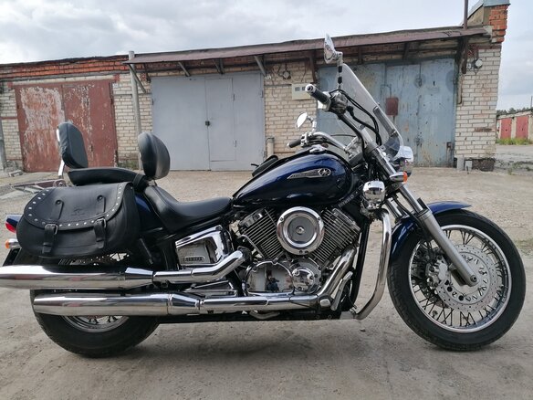 2008 Yamaha XVS1100, синий, 565000 рублей - вид 8