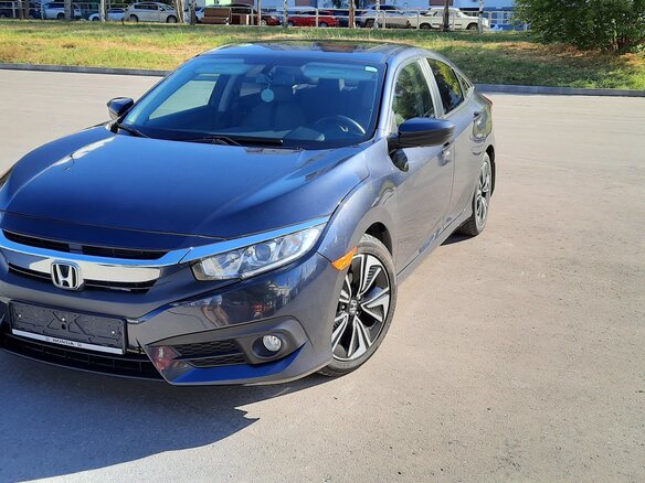 2016 Honda Civic X, синий