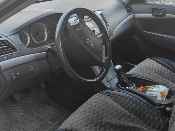 2008 Hyundai Sonata V (NF) Рестайлинг, серебристый, 1200000 рублей - вид 6