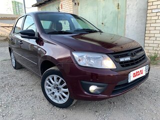 2015 Lada (ВАЗ) Granta I, пурпурный, 430000 рублей, вид 1