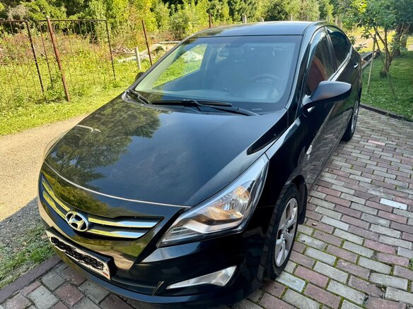 2015 Hyundai Solaris I Рестайлинг, чёрный - вид 12