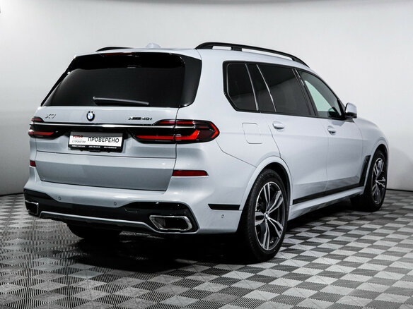 2022 BMW X7 40i I (G07) Рестайлинг, серый, 10488475 рублей - вид 4