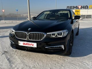 2020 BMW 5 серии 520i VII (G30/G31/G38), чёрный, 4870000 рублей, вид 2