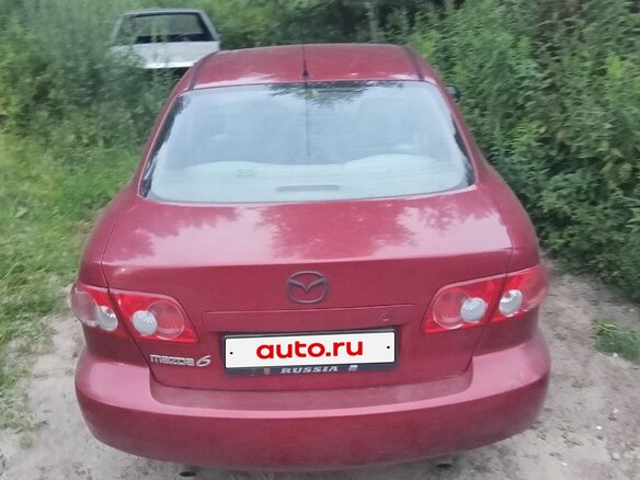 2003 Mazda 6 I (GG), красный, 255000 рублей - вид 2