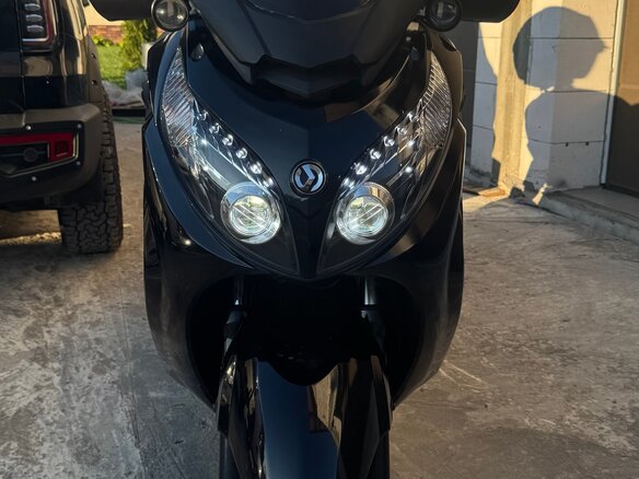 2013 Sym Maxsym 400, чёрный, 380000 рублей - вид 1