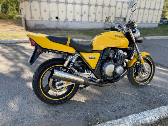 1995 Honda CB 400 Super Four, жёлтый, 335000 рублей - вид 1