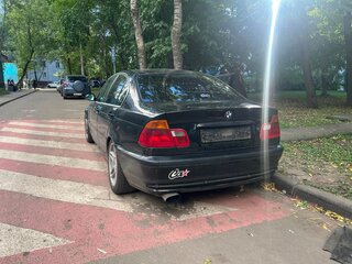 2001 BMW 3 серии 320i IV (E46), чёрный, 450000 рублей, вид 4