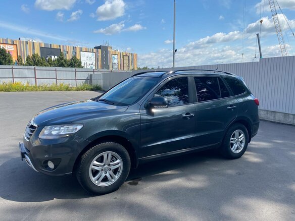 2011 Hyundai Santa Fe II Рестайлинг, серый, 1550000 рублей - вид 1