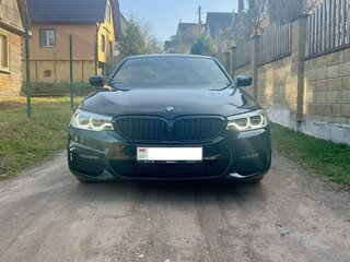 2019 BMW 5 серии 520i VII (G30/G31/G38), чёрный, 3672944 рублей, вид 2