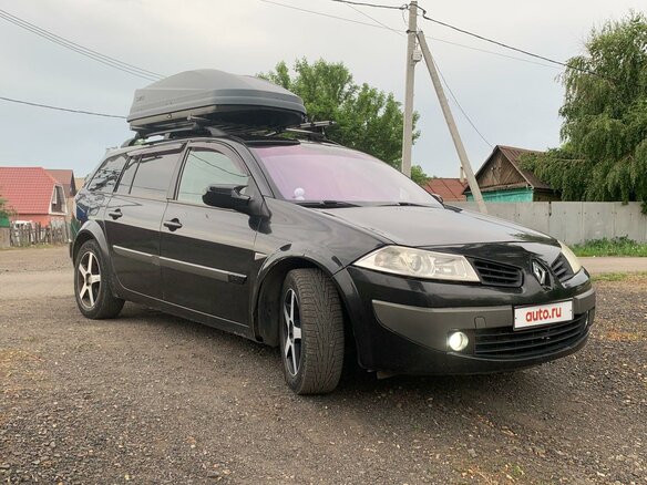 2006 Renault Megane II Рестайлинг, чёрный, 670000 рублей - вид 8