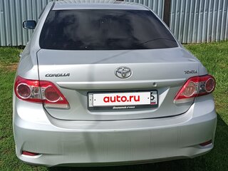 2010 Toyota Corolla X (E140, E150) Рестайлинг, серый, 900000 рублей, вид 2