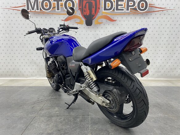 2007 Honda CB 400 Super Four, синий, 355000 рублей - вид 8