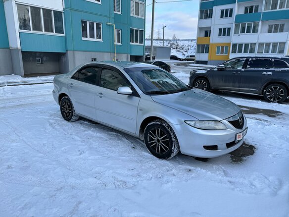 2003 Mazda 6 I (GG), серебристый, 220000 рублей - вид 9