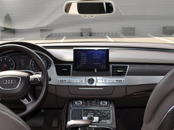2012 Audi A8 Long III (D4), чёрный - вид 6