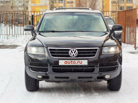 2004 Volkswagen Touareg I, чёрный - вид 5