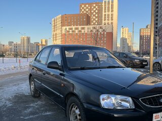 2006 Hyundai Accent ТагАЗ II, чёрный, 400000 рублей, вид 3