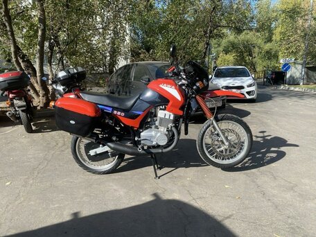 2005 Jawa 350 Tramp, красный, 490000 рублей, вид 1