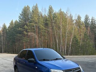 2018 Lada (ВАЗ) Granta I, синий, 700000 рублей, вид 3