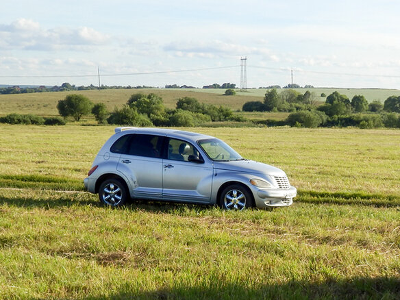 2001 Chrysler PT Cruiser, серебристый - вид 5