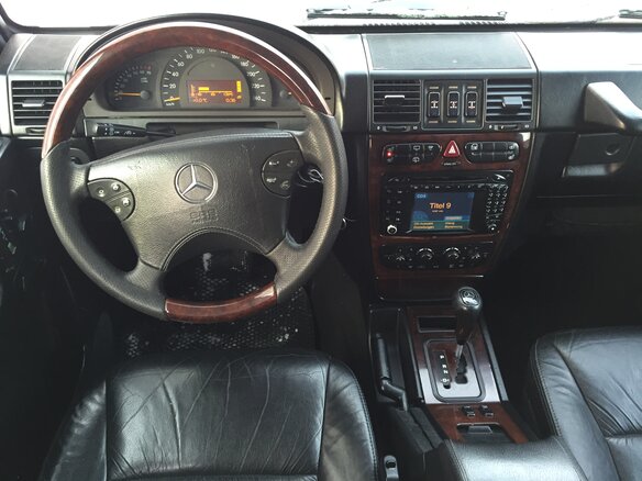 2003 Mercedes-Benz G-Класс 500 II (W463), чёрный - вид 3