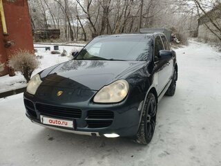 2005 Porsche Cayenne S I (955), зелёный, 1600000 рублей, вид 2