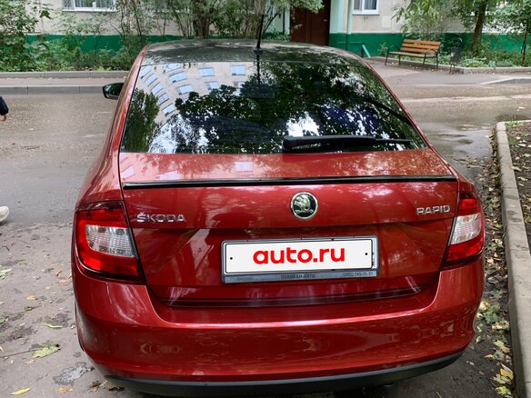 2016 Skoda Rapid I, красный, 1300000 рублей - вид 6