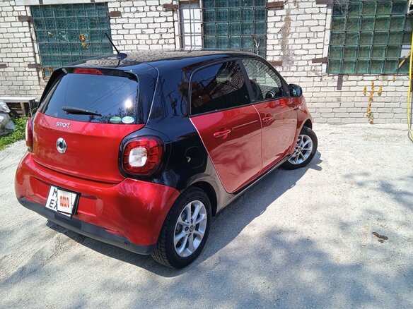 2015 Smart Forfour II, красный, 1050000 рублей - вид 11