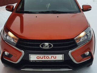 2019 Lada (ВАЗ) Vesta SW Cross I, оранжевый, 1150000 рублей, вид 4