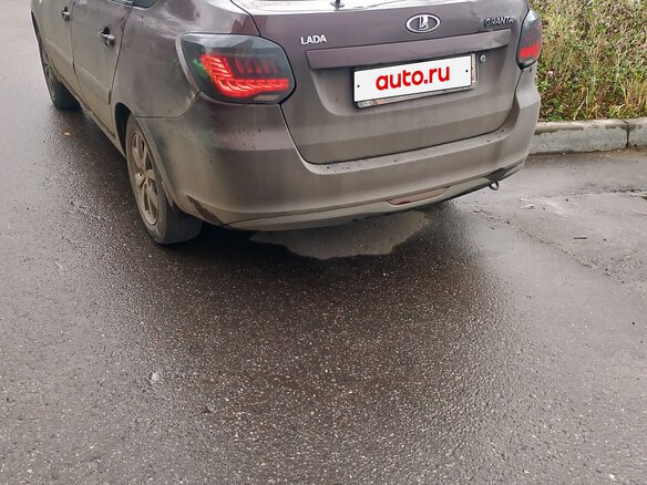 2015 Lada (ВАЗ) Granta I, пурпурный, 375000 рублей - вид 11