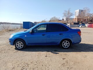 2018 Lada (ВАЗ) Granta I Рестайлинг, синий, 500000 рублей, вид 4
