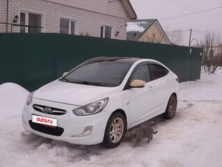 2014 Hyundai Solaris I, белый, 614000 рублей, вид 1