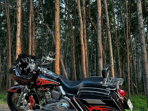 2007 Harley-Davidson Road Glide, чёрный, 860000 рублей - вид 12