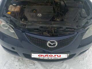 2008 Mazda 3 I (BK) Рестайлинг, синий, 700000 рублей, вид 3