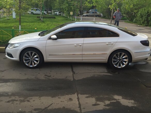 2011 Volkswagen Passat CC I, белый - вид 4