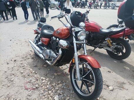 1994 Kawasaki VN1500 Vulcan, оранжевый, 365000 рублей, вид 1