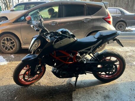 2018 KTM 390 Duke, чёрный, 400000 рублей, вид 1