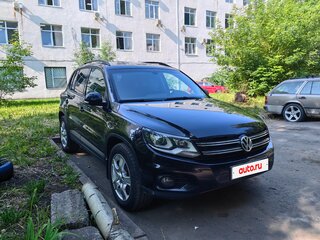 2012 Volkswagen Tiguan I Рестайлинг, чёрный, 1450000 рублей, вид 1