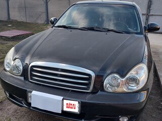 2006 Hyundai Sonata ТагАЗ IV (EF) Рестайлинг, чёрный, 400000 рублей, вид 1