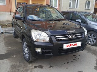 2006 Kia Sportage II, чёрный, 900000 рублей, вид 1