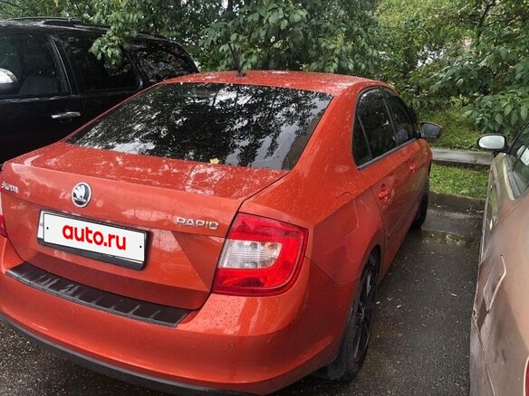 2016 Skoda Rapid I, красный, 950000 рублей - вид 5