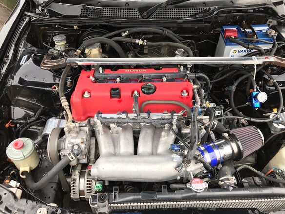 1998 Honda Integra Type R III Рестайлинг, чёрный - вид 4