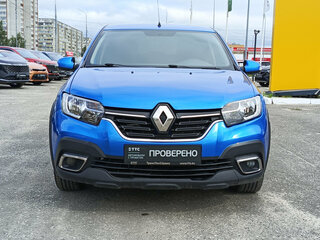 2021 Renault Logan Stepway II Рестайлинг, синий, 875000 рублей, вид 2