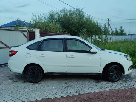 2019 Lada (ВАЗ) Granta I Рестайлинг, белый, 420000 рублей, вид 2