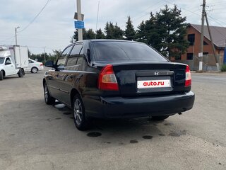 2006 Hyundai Accent ТагАЗ II, чёрный, 440000 рублей, вид 4